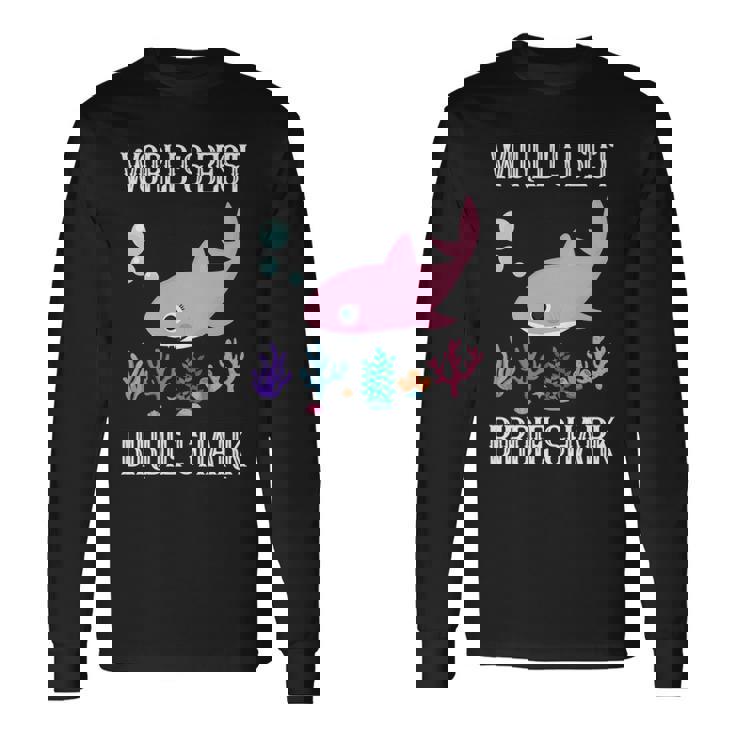 Birdie Grandma Worlds Best Birdie Shark Long Sleeve T-Shirt