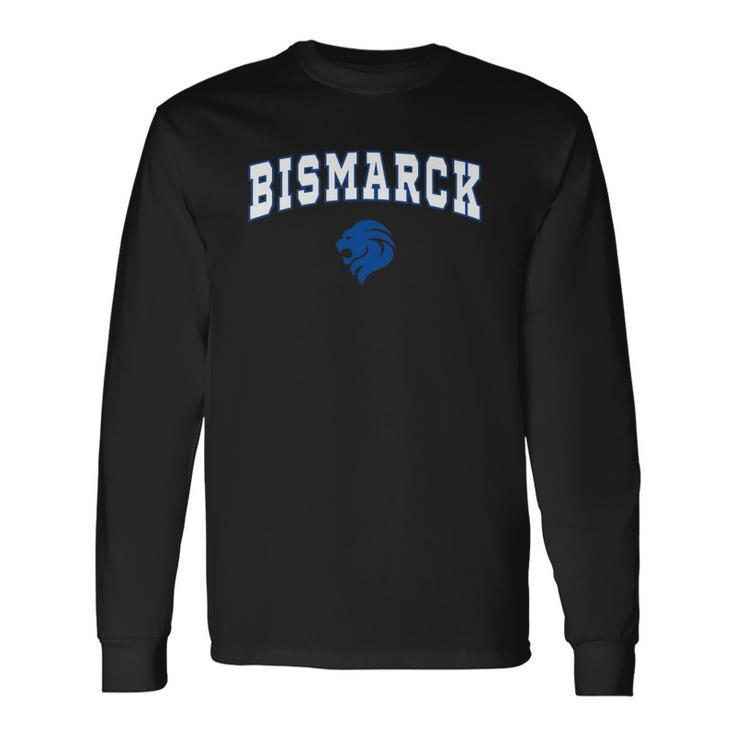 Bismarck High School Lions C2 College Sports Long Sleeve T-Shirt T-Shirt