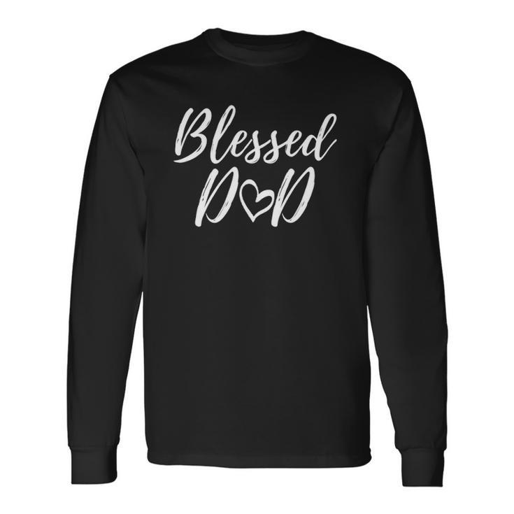 Blessed Dad Christmas Matching Blessing Long Sleeve T-Shirt T-Shirt