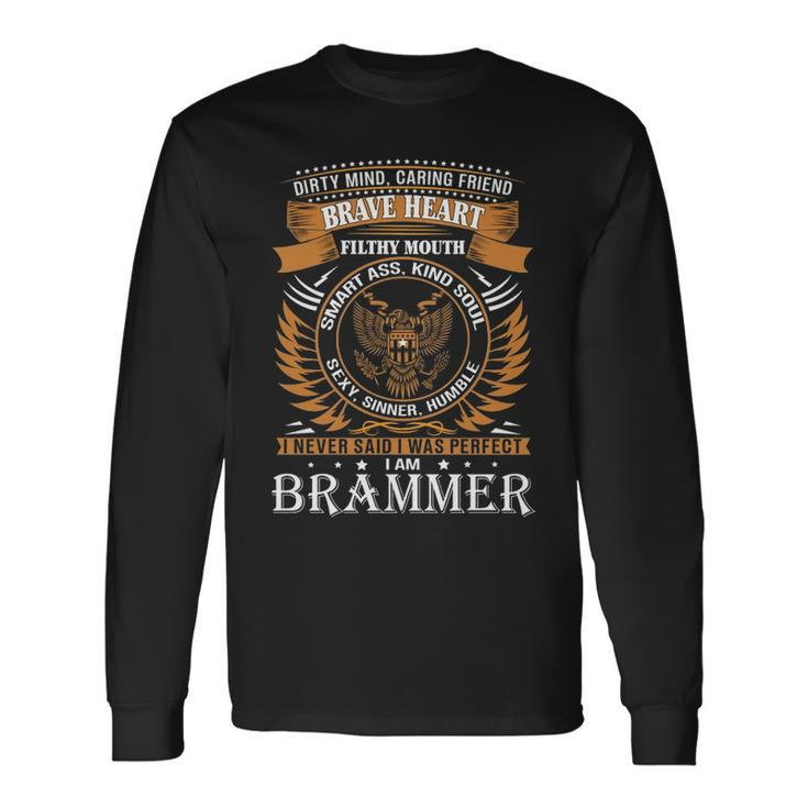 Brammer Name Brammer Brave Heart Long Sleeve T-Shirt
