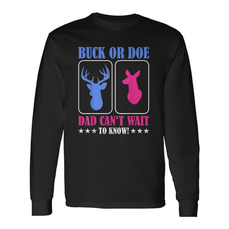 Buck Or Doe Gender Reveal Party Long Sleeve T-Shirt T-Shirt