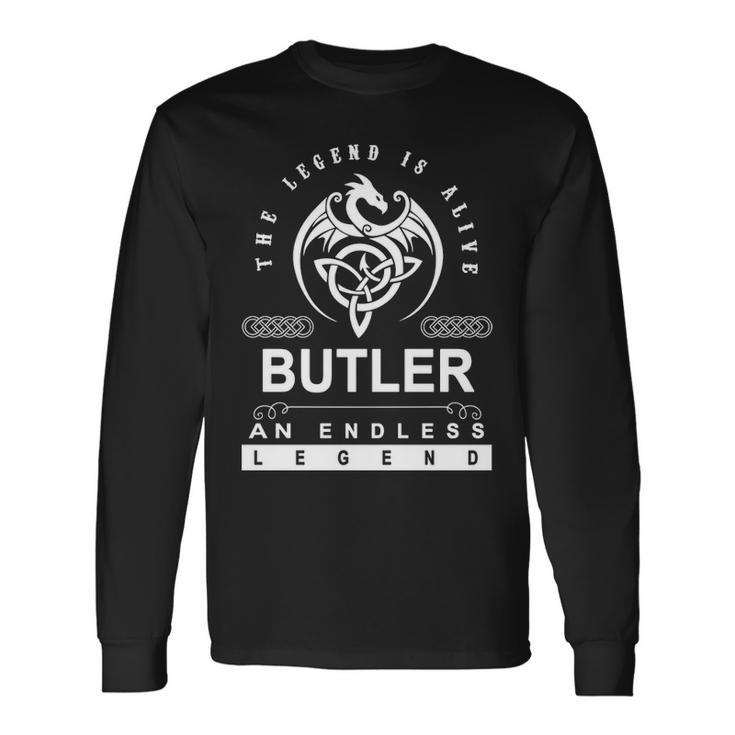Butler Name Butler An Enless Legend Long Sleeve T-Shirt