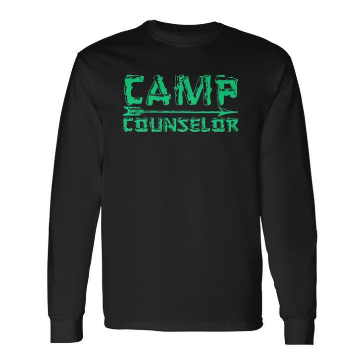Camp Counselor Camping Camper Long Sleeve T-Shirt T-Shirt