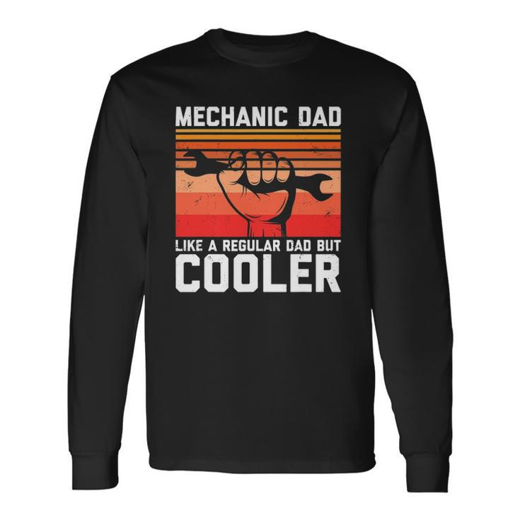 Car Graphic Car Mechanics Car Fathers Car Repair Dads Long Sleeve T-Shirt T-Shirt
