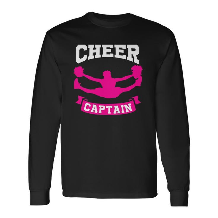 Cheer Captain Cheerleader Cheerleading Lover Long Sleeve T-Shirt T-Shirt
