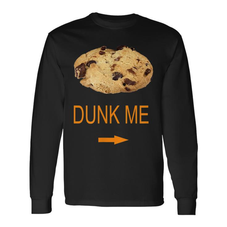 Chocolate Chip Cookie Lazy Halloween Costumes Match Long Sleeve T-Shirt