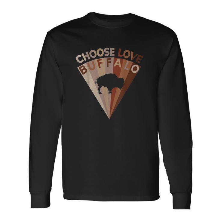 Choose Love Buffalo Pray For Buffalo Strong Long Sleeve T-Shirt T-Shirt