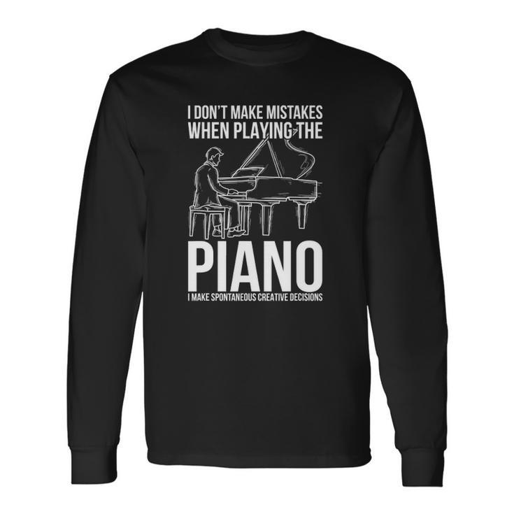 Classical Music Pianist Piano Musician Piano Long Sleeve T-Shirt T-Shirt