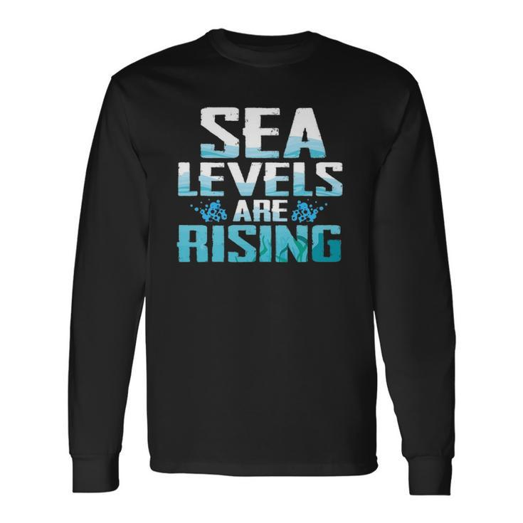 Climate Change Sea Level Rising Long Sleeve T-Shirt T-Shirt