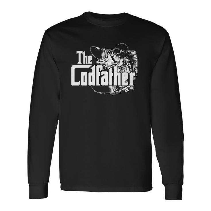 The Codfather Cod Fish Catcher Fishing Daddy Dad Father Papa Long Sleeve T-Shirt T-Shirt