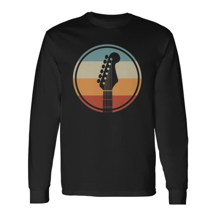 Colorful Guitar Fretted Musical Instrument Long Sleeve T-Shirt T-Shirt