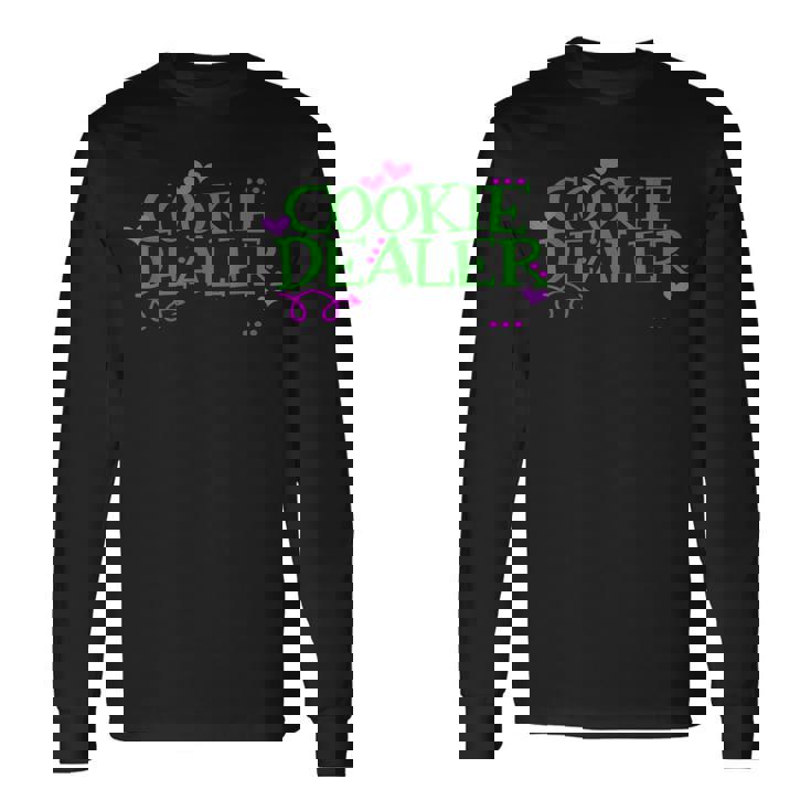 Cookie Dealer Scouts Girl Scouting Long Sleeve T-Shirt