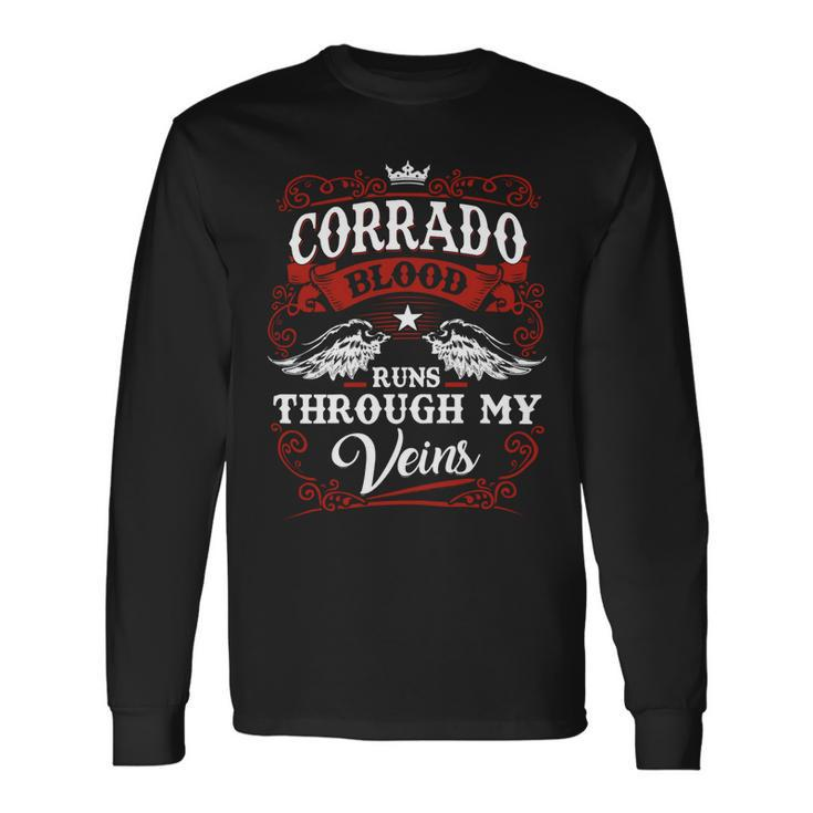 Corrado Name Shirt Corrado Name V2 Long Sleeve T-Shirt Gifts ideas