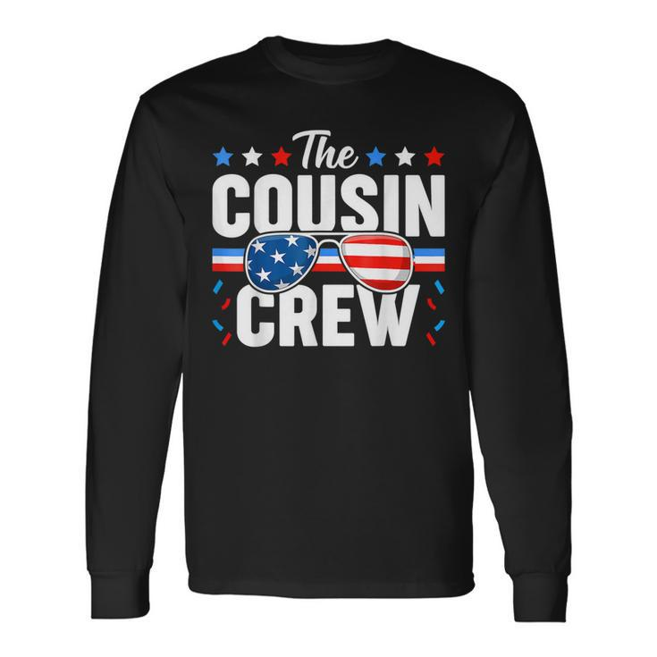 Cousin Crew 4Th Of July Patriotic American Matching Long Sleeve T-Shirt T-Shirt
