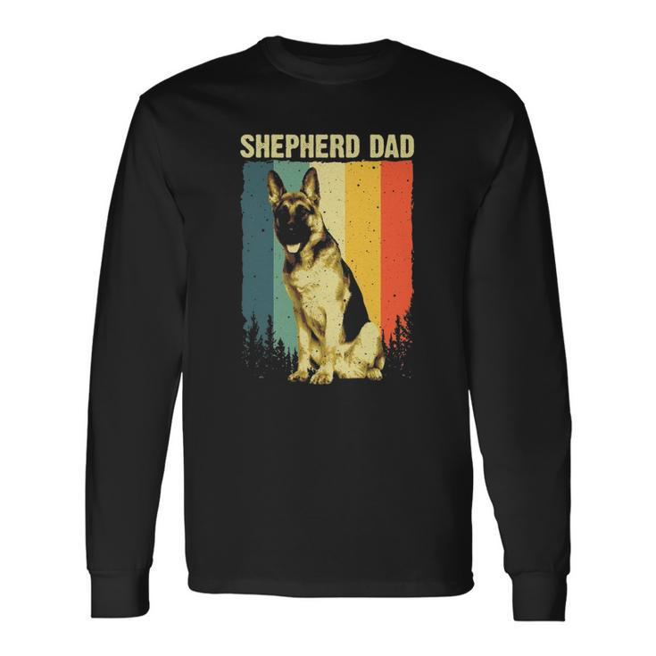 Cute German Shepherd Dad For Father Dog Lover Pet Animal Long Sleeve T-Shirt T-Shirt