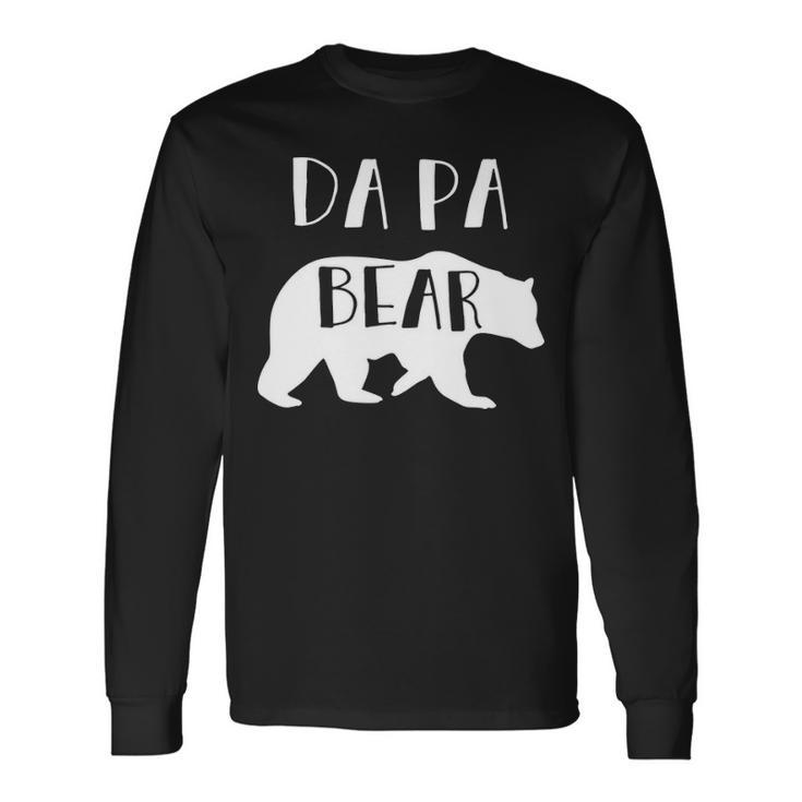 Da Pa Grandpa Da Pa Bear Long Sleeve T-Shirt Gifts ideas
