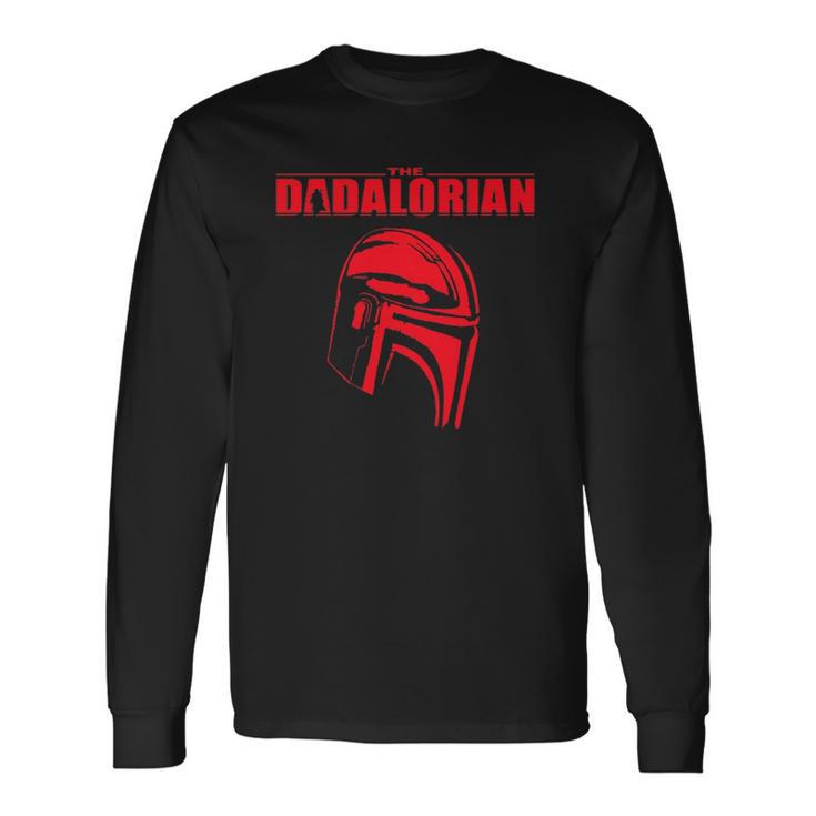 The Dadalorian Fathers Day Vintage Tee Long Sleeve T-Shirt T-Shirt