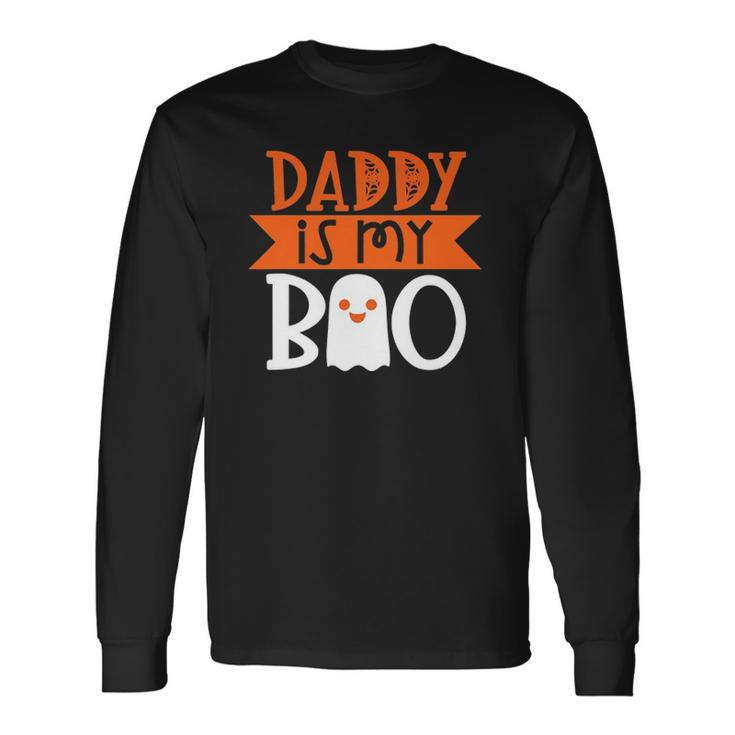 Daddy Is My Boo Fun Cute Halloween Long Sleeve T-Shirt T-Shirt