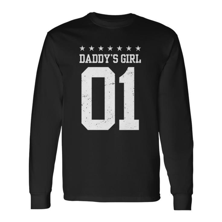 Daddys Girl 01 Matching Daughter Fathers Day Long Sleeve T-Shirt T-Shirt