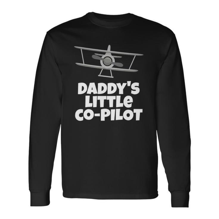 Daddys Little Co Pilot Airplane Long Sleeve T-Shirt T-Shirt