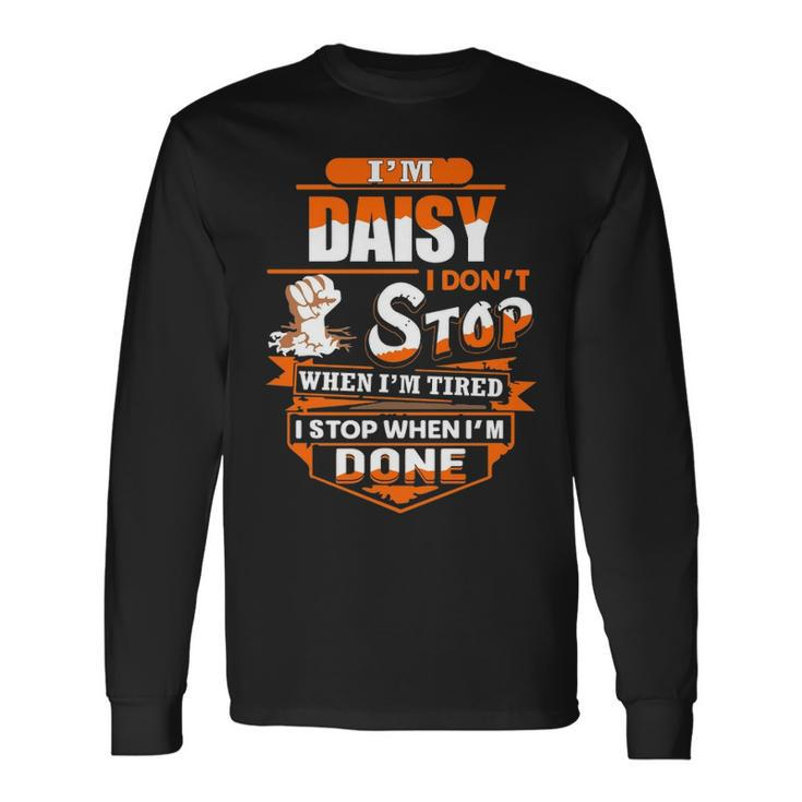 Daisy Name Im Daisy Long Sleeve T-Shirt