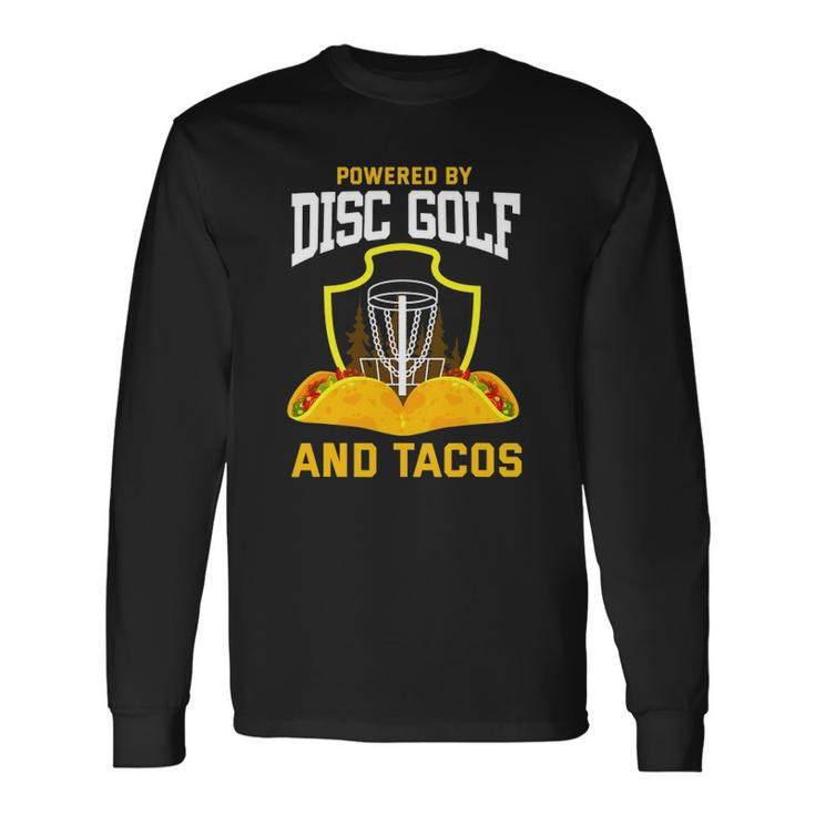 Disc Golf Taco Lover Disc Golf Player Disc Golfing Long Sleeve T-Shirt T-Shirt