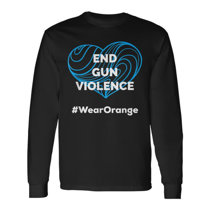 Enough End Gun Violence Wear Orange Long Sleeve T-Shirt T-Shirt