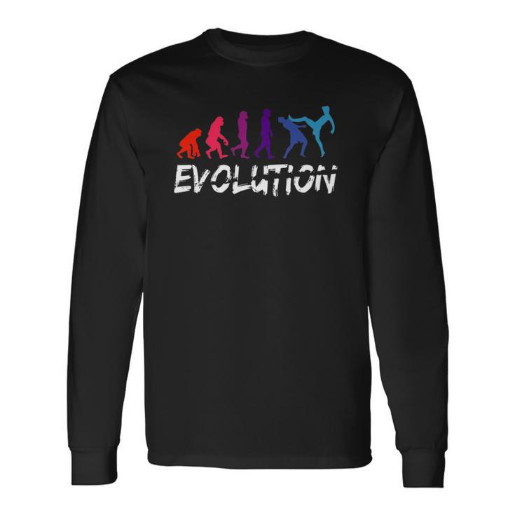 Evolution Krav Maga Fighting Sports Kicking Long Sleeve T-Shirt T-Shirt