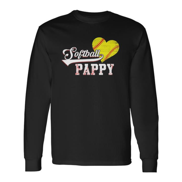 Family Softball Player Softball Pappy Long Sleeve T-Shirt T-Shirt