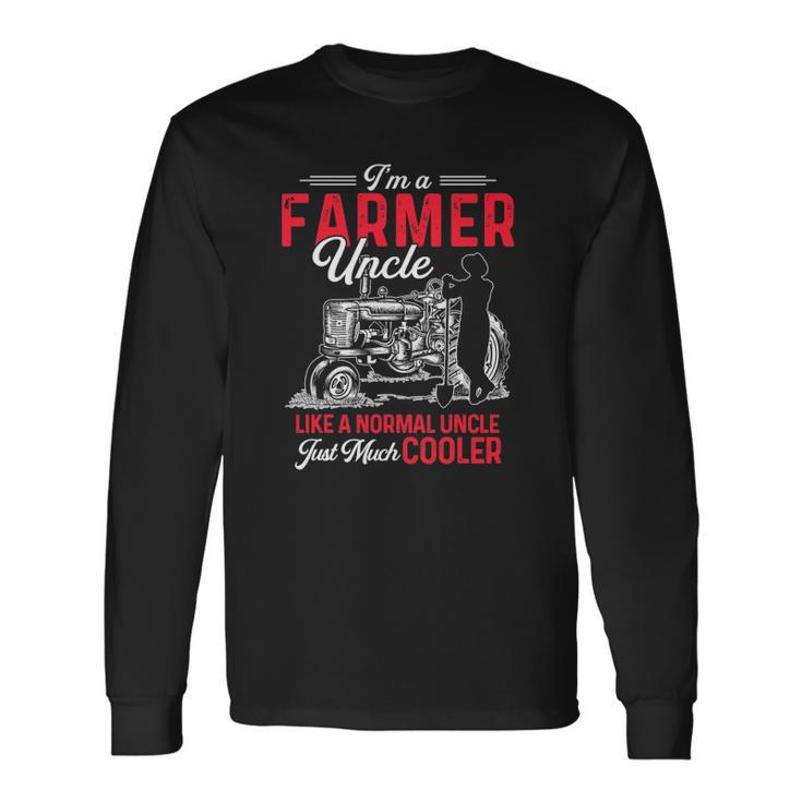 Farmer Tractor Lover Rancher Farmer Uncle Long Sleeve T-Shirt T-Shirt