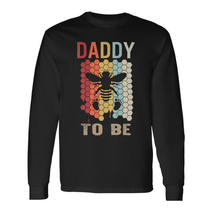 Father Grandpa Daddy To Be Pregnancy Announcement Tee Fathers Day 2 Dad Long Sleeve T-Shirt Gifts ideas