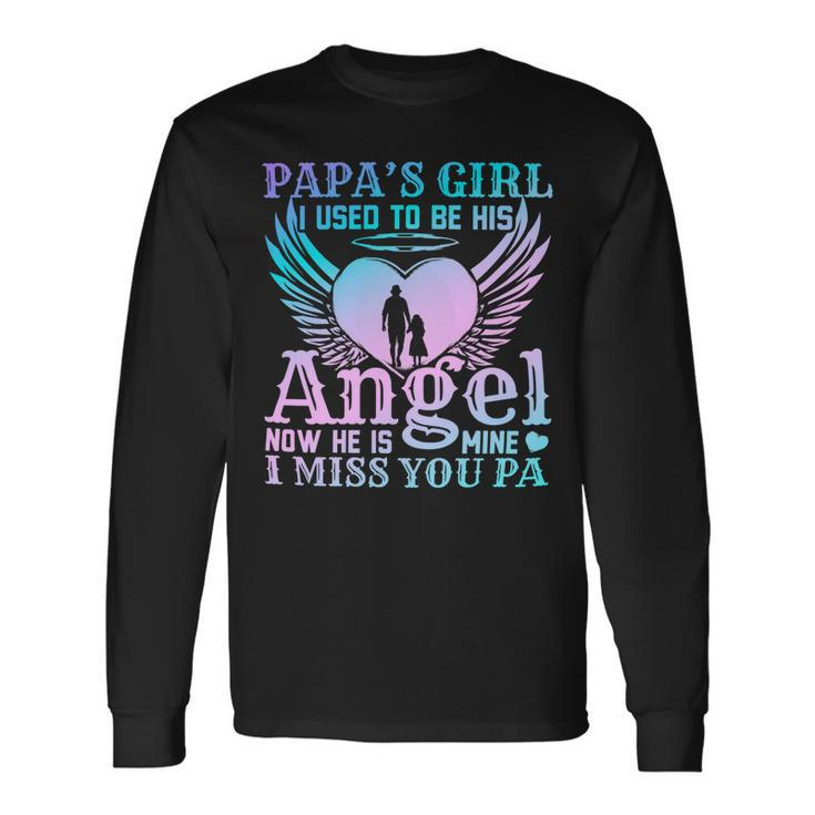 Father Grandpa Daddys Girl Real Cool Daddy Best Dad Fathers Day 58 Dad Long Sleeve T-Shirt