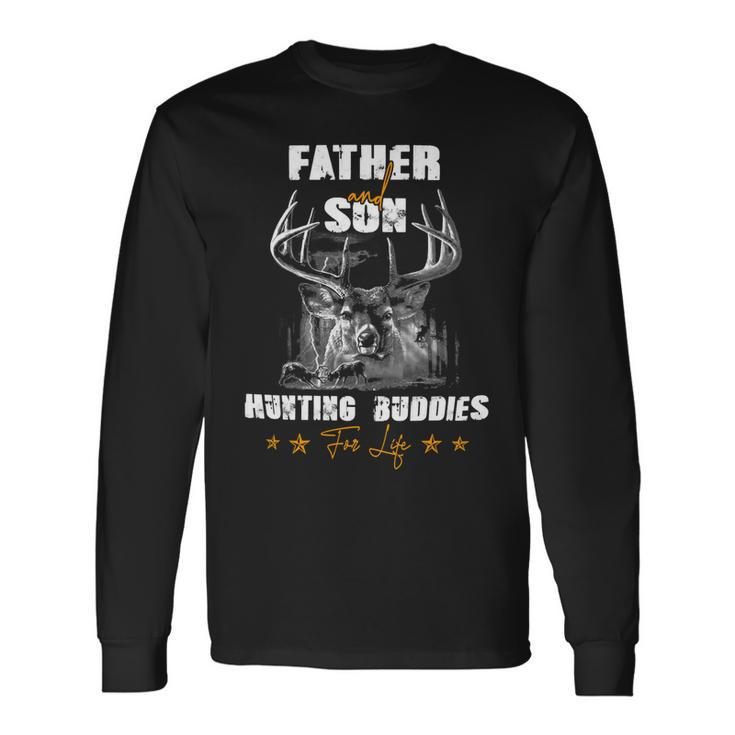 Father Grandpa And Son Hunting Buddies For Life S Day209 Dad Long Sleeve T-Shirt