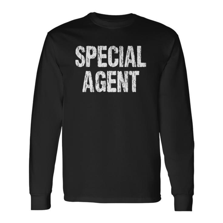 Fathers Day Special Agent Hero Long Sleeve T-Shirt T-Shirt