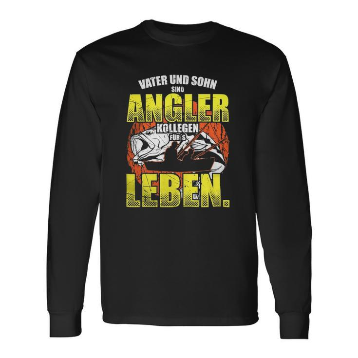 Fischer Fishing Equipment Angler Father And Son Saying Long Sleeve T-Shirt T-Shirt