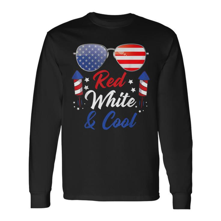 Fourth Of July 4Th July Red White And Blue Patriotic Long Sleeve T-Shirt