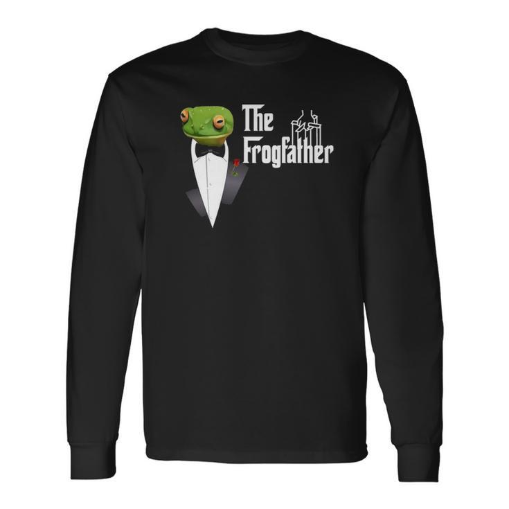 Frog Father Or Frogfather For Frogs Fan Frog Lovers Long Sleeve T-Shirt T-Shirt