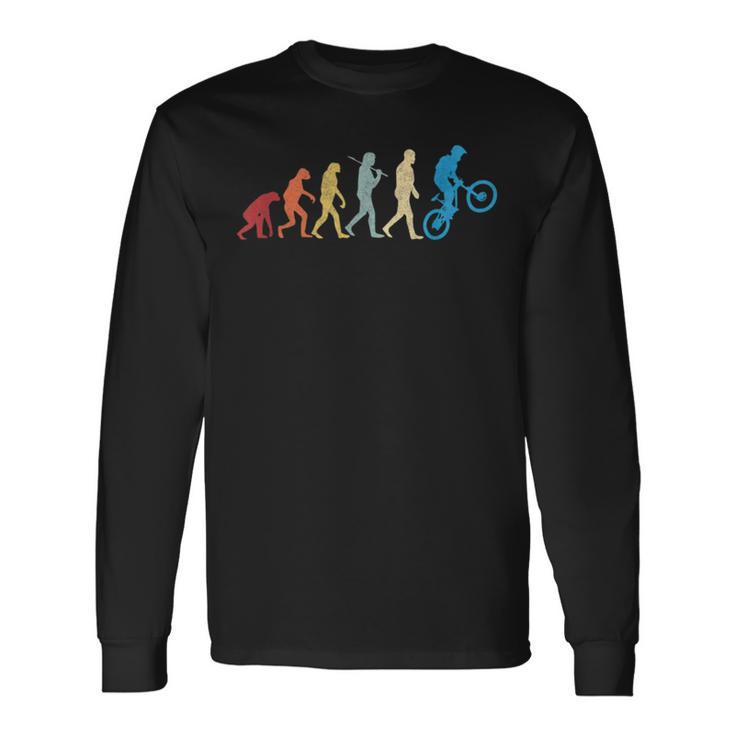 Funny Mountain Bike Evolution Biker Best V2 Unisex Long Sleeve