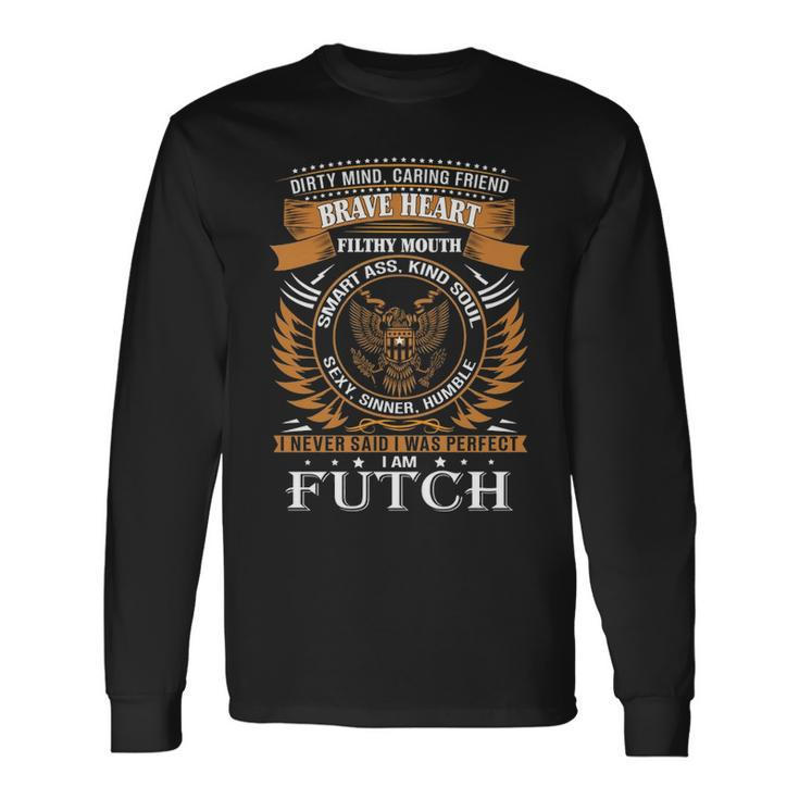 Futch Name Futch Brave Heart Long Sleeve T-Shirt