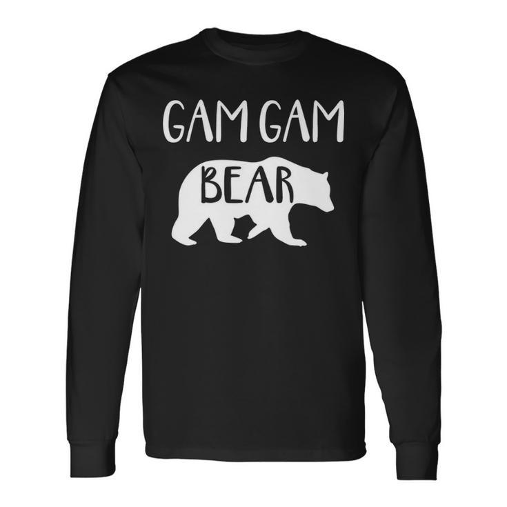 Gam Gam Grandma Gam Gam Bear Long Sleeve T-Shirt