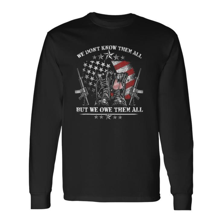 All Gave Some Some Gave All Veteran & Memorials Day Long Sleeve T-Shirt T-Shirt Gifts ideas