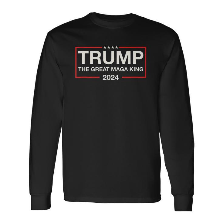 The Great Maga King Trump Maga King Long Sleeve T-Shirt T-Shirt