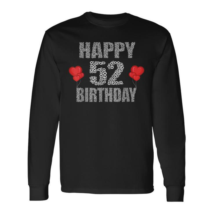 Happy 52Nd Birthday Idea For Mom And Dad 52 Years Old Long Sleeve T-Shirt