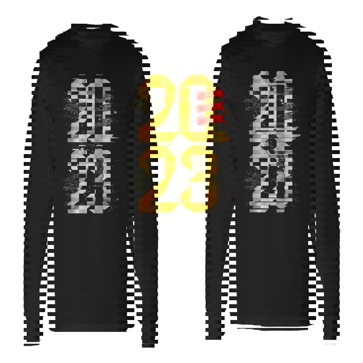 Happy New Year 2023 New Years Eve Party Supplies Nye Long Sleeve T-Shirt