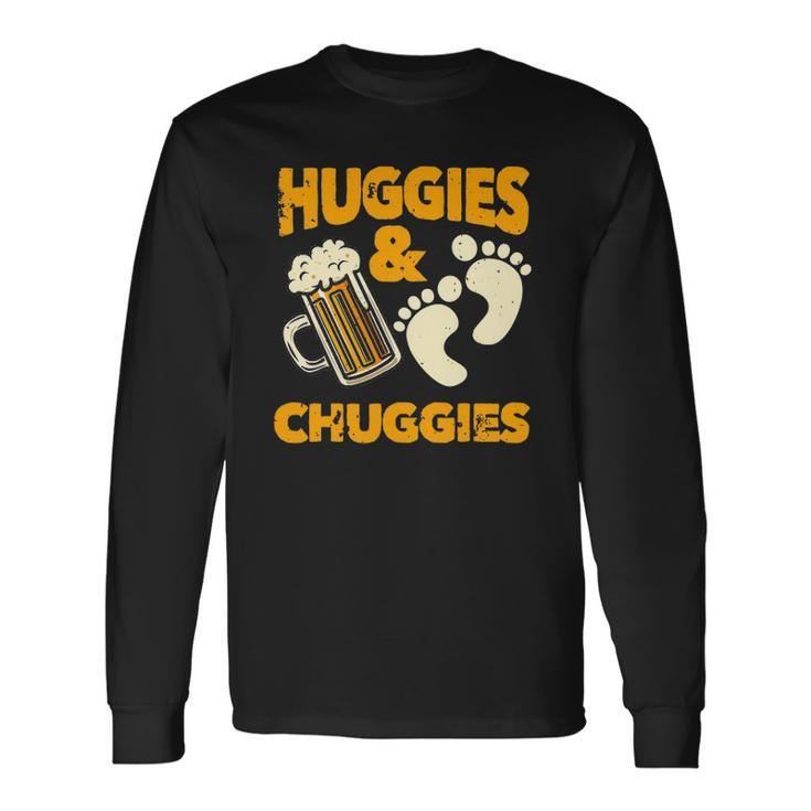 Huggies And Chuggies Future Father Party Long Sleeve T-Shirt T-Shirt