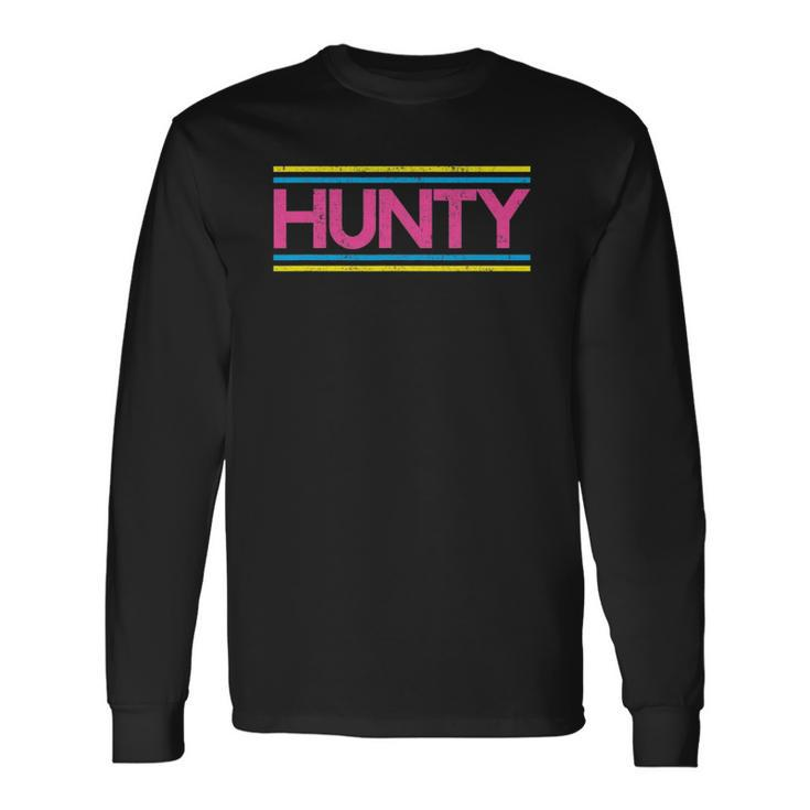 Hunty Drag Queen Vintage Retro Long Sleeve T-Shirt T-Shirt