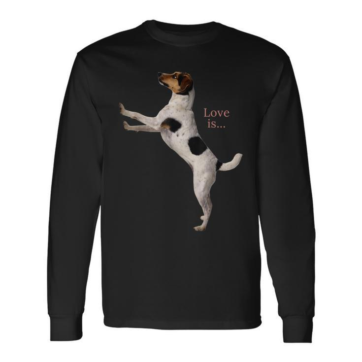 Jack Russell Terrier Mom Dad Women Men Love Dog Long Sleeve T-Shirt