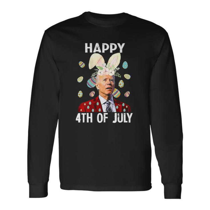 Joe Biden Merry Christmas Confused Easter Day Long Sleeve T-Shirt T-Shirt Gifts ideas