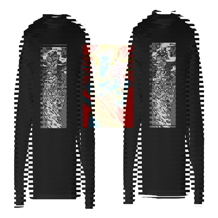 Kali Goddess Hindu Goddess Long Sleeve T-Shirt