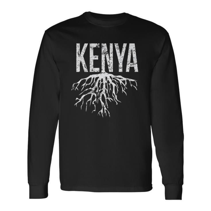 Kenya Roots Distressed Kenya Lover Long Sleeve T-Shirt